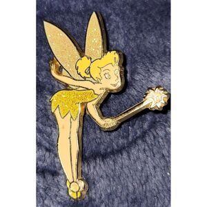 Disneyland Resort Paris Tinkerbell with Glitter Dress & Wand Disney Trading Pin